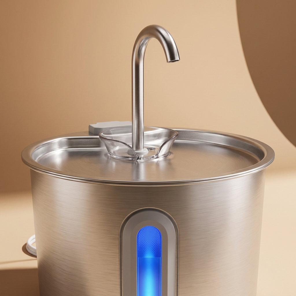fontaine-inox-zoom-pompe