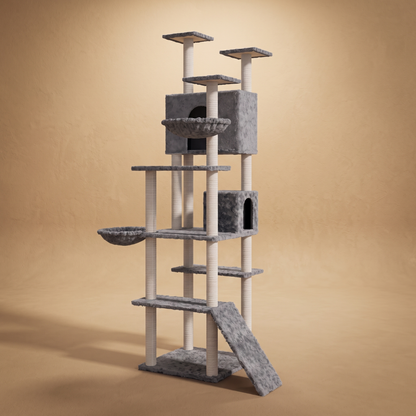 Arbre à chat 191 cm, coloris gris anthracite