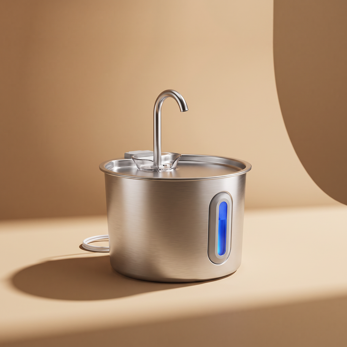 Fontaine à eau en acier inoxydable 2,2 L