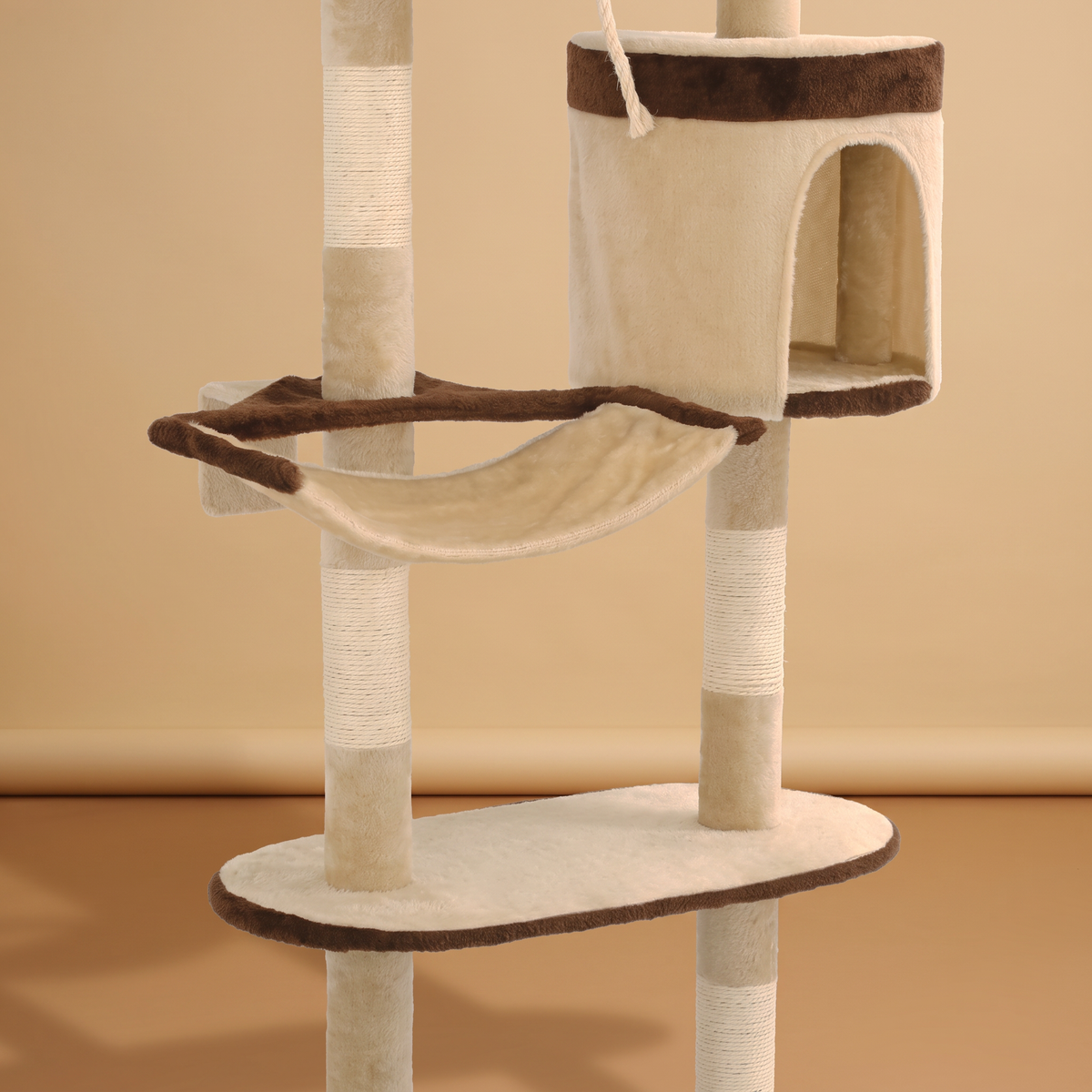 Arbre à chat mural 194 cm, détail